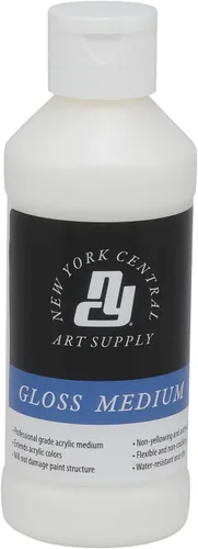 Miniatura 8 de New York Central Medios acrílicos – Pintura de grado profesional que no se agrieta para pintura corporal pesada, collage, medios mixtos
