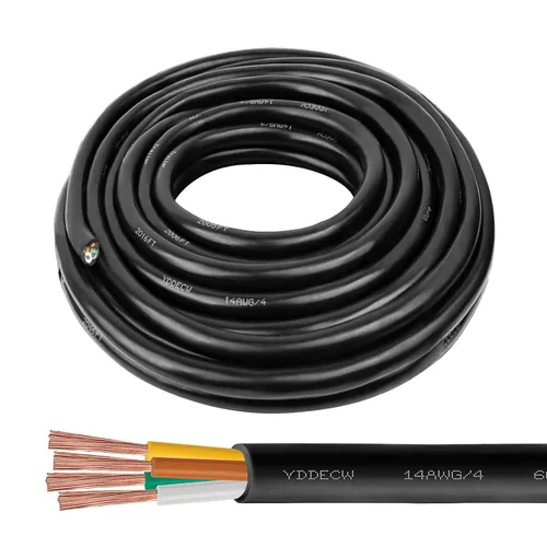 Miniatura 12 de Cable de control de 4 conductores 14 AWG de 25 pies – YDDECW 14/4 cable 100% cobre puro para sistemas de aire acondicionado mini split y bomba