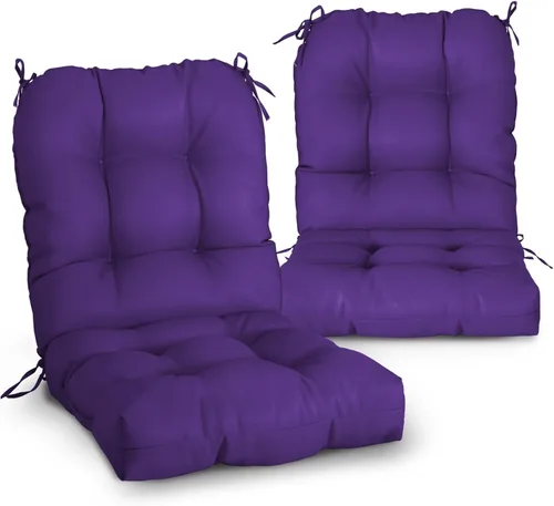Miniatura 26 de EAGLE PEAK Cojín Acolchado para Silla de Exterior/Interior para Asiento/Respaldo, Juego de 1, 42'' x 21'', Azul Claro