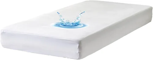 Miniatura 3 de Protector de colchón de bambú refrescante, impermeable, ultra suave, suave, ajustable, con bolsillo elástico, tamaño individual