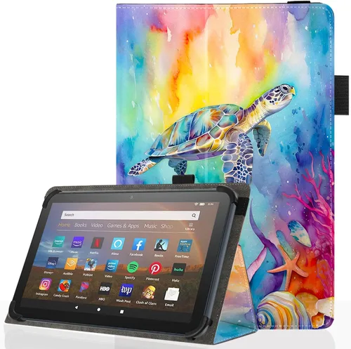 Miniatura 12 de Funda universal para tablet Android de 7 y 8 pulgadas, delgada, plegable, para todas las tabletas con pantalla táctil de 7 a 8.5 pulgadas