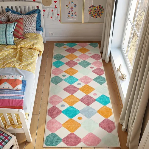 Miniatura 46 de jinchan Alfombra a rayas de 2 x 3 para entrada, alfombra de cocina, tapete pequeño, antideslizante, ligero, de bajo perfil, decoración para entrada