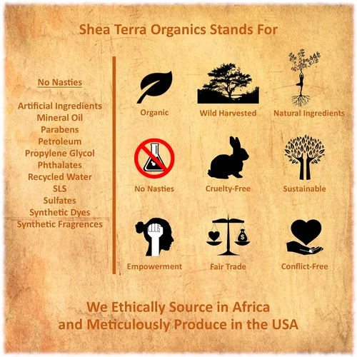 Miniatura 5 de Shea Terra Organics Aceite de ricino negro egipcio para el crecimiento del cabello, argán y alma, tratamiento natural para el cabello, 8 onzas