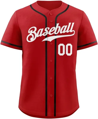 Miniatura 25 de Camisetas de béisbol personalizadas para hombres, mujeres, niños, camisetas con botones, personalizadas, número de nombre impreso o cosido