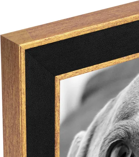 Miniatura 2 de Suede 10x13 Marco - Marco Individual, Marco Elegante de Navidad Negro 10 x 13 con Pasaparte para 8.5 por 11, Marcos de Fotos 10x13 para Obras