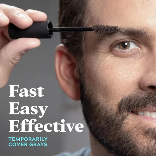 Miniatura 3 de Just for Men Color de barba y cejas de 1 día, color temporal para barba y cejas, para un aspecto más completo y bien definido, hasta 30 Marrón claro