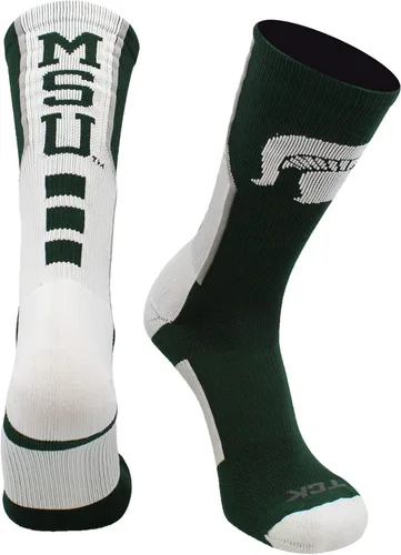 Miniatura 15 de TCK NCAA Perimeter Crew Socks, calcetines deportivos de equipo de rendimiento atlético para hombres y mujeres, absorben la humedad, con licencia