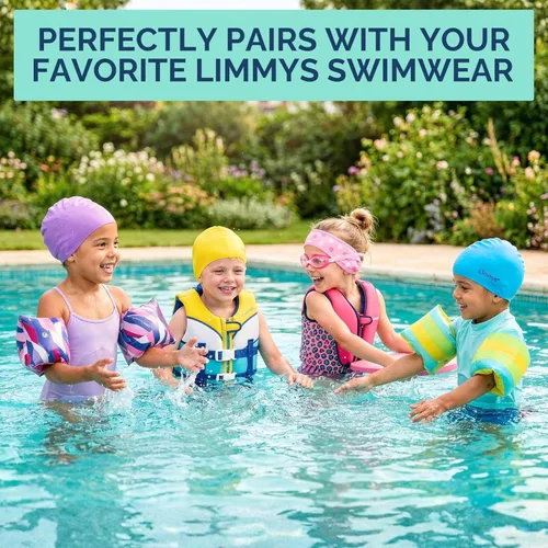Miniatura 9 de Limmys Chaleco de natación para niños pequeños y niños, ayuda de natación de flotabilidad ajustable, certificado de seguridad CE, diseño galardonado