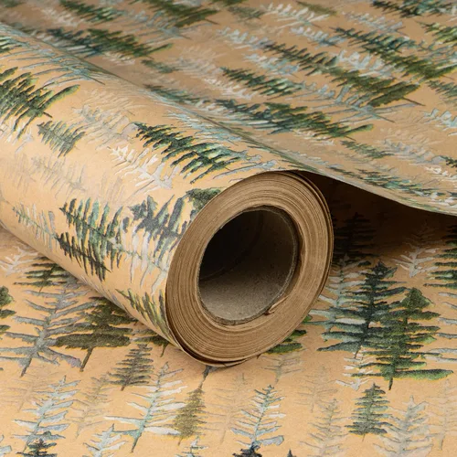 Miniatura 12 de RUSPEPA - Papel de envolver de Navidad, rollo jumbo de papel kraft - diseño de animales navideños para envolver regalos de fiestas - 30 pulgadas x