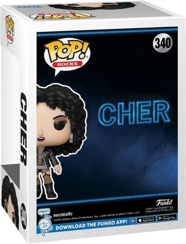 Miniatura 3 de POP Rocks: Cher - If I Could Turn Back Time Funko - Figura de vinilo (incluye funda protectora de caja compatible), multicolor, 3.75 pulgadas