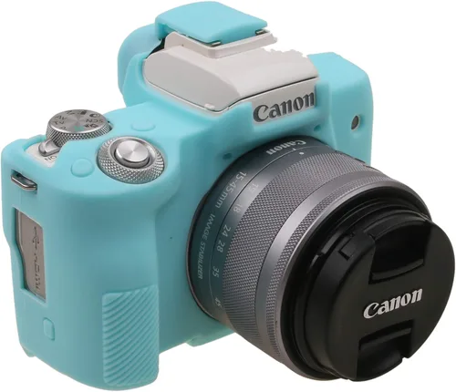 Miniatura 9 de TUYUNG - Funda de silicona para cámara digital Canon EOS M50, color rosa
