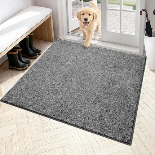 Miniatura 62 de PURRUGS Alfombra de área de fácil cuidado de 4 x 6 pies, antideslizante, lavable a máquina, tapete para puerta de perro, resistente a las manchas