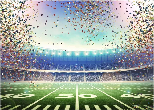 Telón de fondo de fútbol americano, telón de fondo de rugby, estadio de fútbol, fotografía de fondo, celebración deportiva, tema de fondo, fiestas,