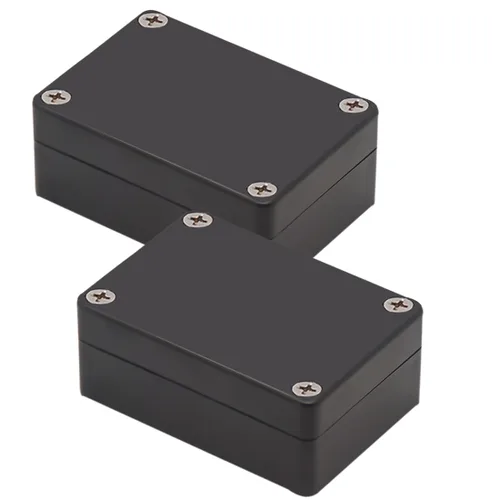 Miniatura 31 de Caja de conexiones, Caja de proyectos Zulkit IP65 impermeable para exterior cajas de plástico ABS Cajas eléctricas electrónicas negras 10.4 x 7.2 x