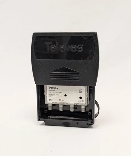Miniatura 3 de Televes 108381 Antena BOSS Mix HDTV de 8 bahías, amplificada de alto alcance VHF/UHF con preamplificador TForce incorporado, diseño giratorio