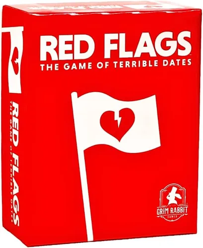 Red Flags: El juego de citas terribles | Divertido juego de cartas/juego de fiesta para adultos, 3-10 jugadores | de Jack Dire, creador de Superfight