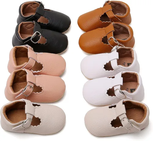 Miniatura 8 de Mocasines para bebé de princesa brillante Mary Jane vestidos, zapatos de primera calidad, ligeros, suela suave, zapatos para cuna, zapatos para niños
