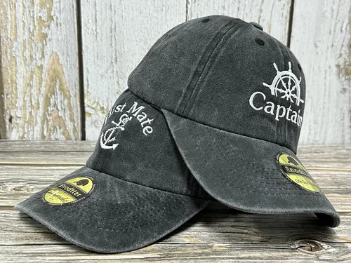 Miniatura 2 de Enodtter Sombreros de señor y señora, sombreros de capitán y primer oficial, sombreros de esposo y esposa, sombreros de novio de novia