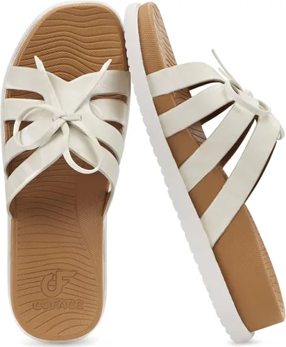 Miniatura 15 de COFACE Sandalias ortopédicas elegantes para mujer, puntera cuadrada, cómodas, gruesas, atléticas, para recuperación, caminar, ligeras, de espuma