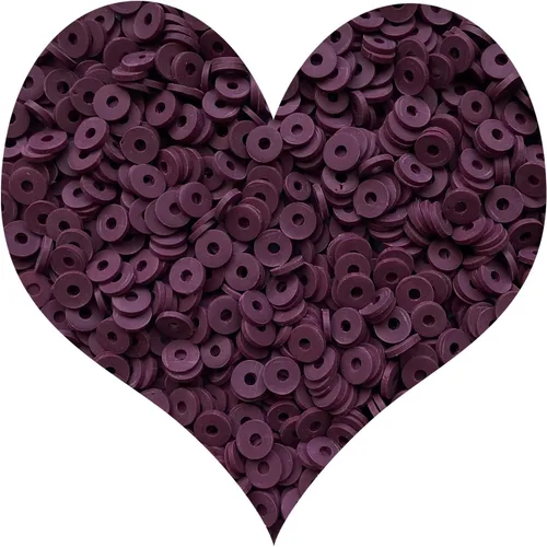 Miniatura 25 de 3000 cuentas redondas planas de polímero de vinilo Heishi para hacer joyas, mujeres, collares, pulseras y aretes (09-amarillo)