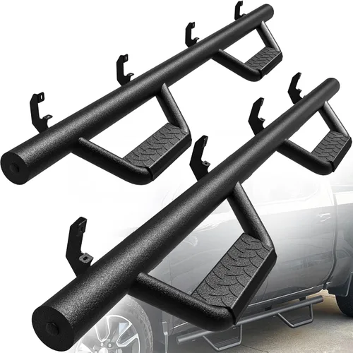 Miniatura 11 de YITAMOTOR Estribos de 6.5 pulgadas compatibles con Chevy Silverado 2019-2026/GMC Sierra 1500 Crew Cab, 2020-2026 2500HD 3500HD, estribos