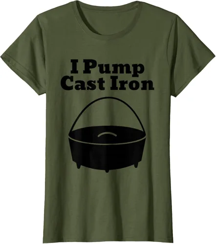 Miniatura 88 de I Pump - Camiseta de hierro fundido para cocinar al horno holandés