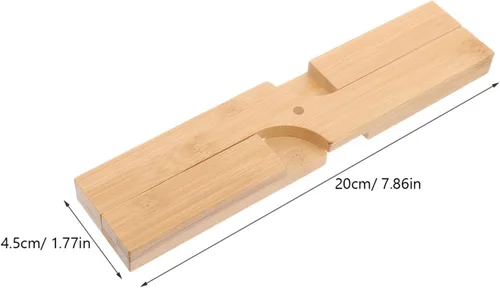 Miniatura 5 de Tapete plegable de bambú para ollas, salvamanteles de madera para platos calientes, salvamanteles plegables de Navidad para platos calientes