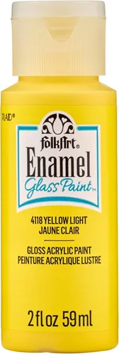 Miniatura 33 de FolkArt Pintura esmaltada para vidrio y cerámica en varios colores (2 onzas), 4013, grano de café Granos de café
