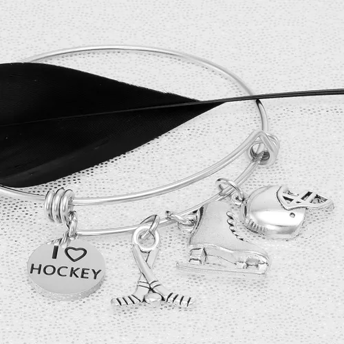 Miniatura 5 de Kivosliviz Regalos de hockey Pulsera Hockey Equipo Hockey Accesorios Regalos para Jugadores