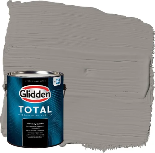 Miniatura 17 de Glidden Pintura Interior + Imprimación: Gris/Plata Antigua, Una Capa, Satinado, 1 Galón