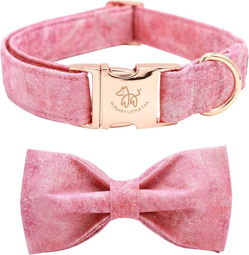 Miniatura 38 de Elegante collar para perro con moño Floral Vintage, cómoda pajarita para perro, collar de perro con lazo Collar ajustable para perros pequeños