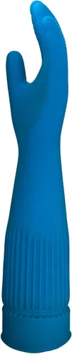 Miniatura 4 de ETERNA Guantes extra largos, guantes para limpieza de lavandería, cocina y hogar, efecto cepillo en los dedos, longitud más larga con funda