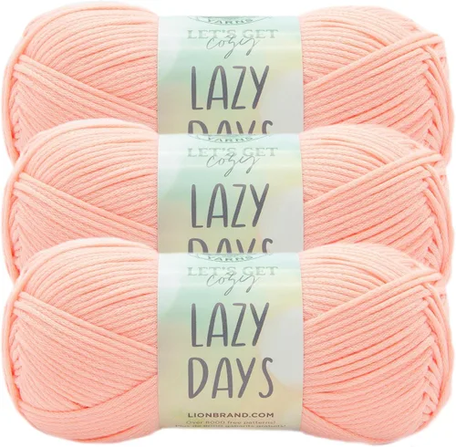 Miniatura 11 de Lion Brand Lazy Days - Ovillo de lana para principiantes, para tejer, ganchillo y manualidades, color Bluebell, 1 unidad