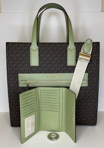 Miniatura 3 de Michael Kors MICHAEL Michael Kors Kenly - Bolso grande NS con gancho grande para cartera triple a juego