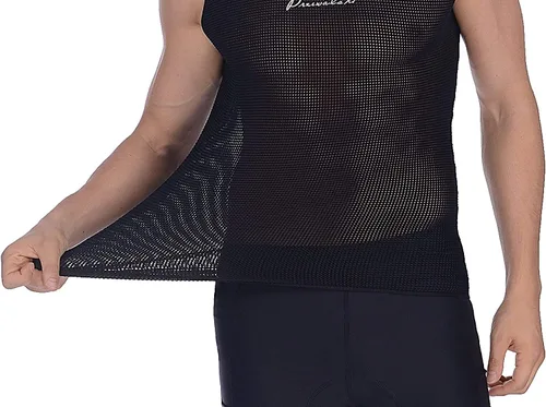 Miniatura 4 de Przewalski Mens Sleeveless Cycling Undershirt Quick Dry Bike Base Layer Vests Breathable Tops Bicycle Clothing