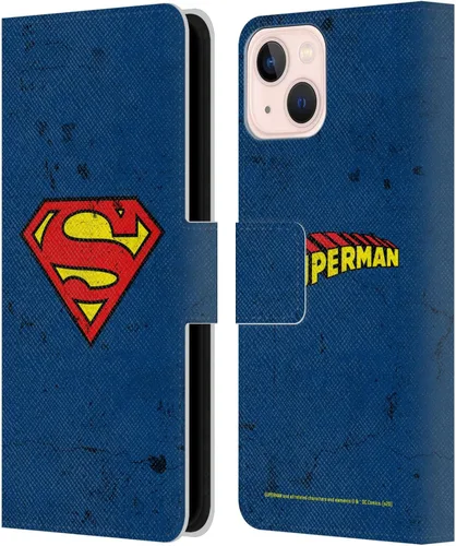 Miniatura 70 de Head Case Designs Funda de piel con licencia oficial de Superman DC Comics con logotipos negros y rojos compatible con Apple iPhone 11