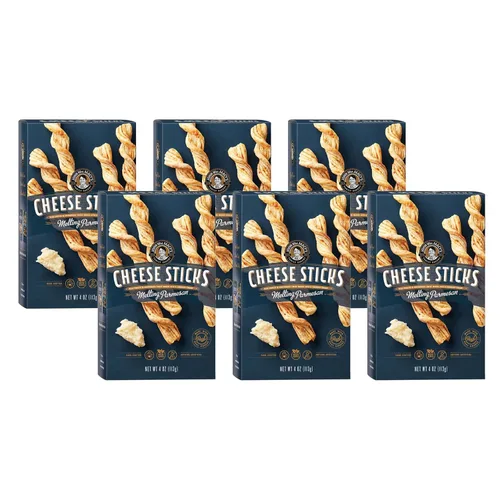 Miniatura 12 de John Wm. Macy's - Palitos de queso cheddar originales, hechos a mano, sin OMG y nada artificial, hechos con queso real, cajas de 4 onzas, paquete