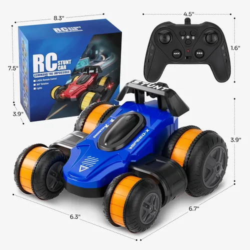Miniatura 8 de Coche de Derrape de Alta Velocidad con Control Remoto para Niños, Autos RC de Deformación con Rotación de 360 Grados para Niños y Niñas de 3 a 16