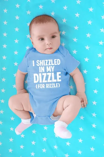 Miniatura 4 de I Shizzled in My Dizzle for Rizzle - Divertido regalo para bebé lindo body de una pieza para bebé
