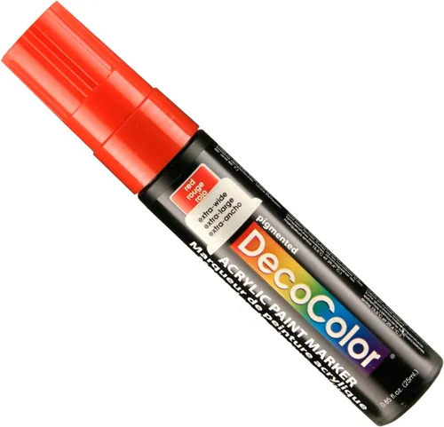 Uchida of America - Marcador acrílico Decocolor (0.591 in), color rojo