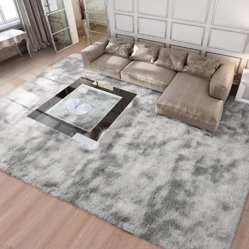 Miniatura 94 de Merelax Alfombra Moderna Suave y Esponjosa Shaggy para Dormitorio Sala de Estar Decoración de Sillas Pequeñas Alfombras Tapetes para Pies Piso, Verde