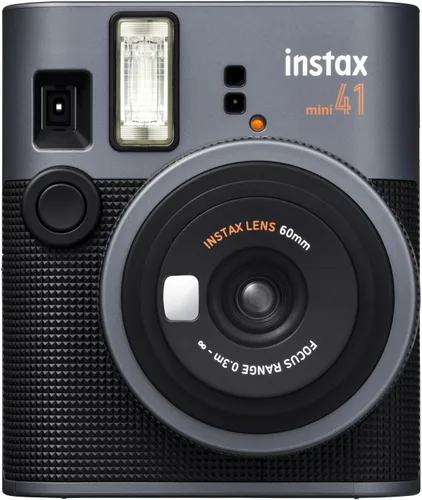 Miniatura 2 de Fujifilm Instax Mini 41 cámara instantánea negra en paquete – Incluye película Instax Mini de 40 hojas, estuche protector y mini álbum de fotos