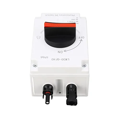 Miniatura 3 de Interruptor de desconexión rápida solar fotovoltaica CC 1500 V 32 A, disyuntor miniatura de CC IP66, caja combinada solar para sistema de paneles