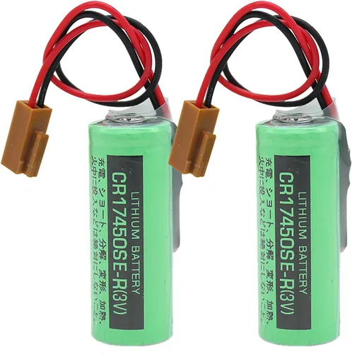 2 unids 3V CR17450SE-R / A98L-0031-0012 2500mah PLC batería para FANUC con enchufe US Stock