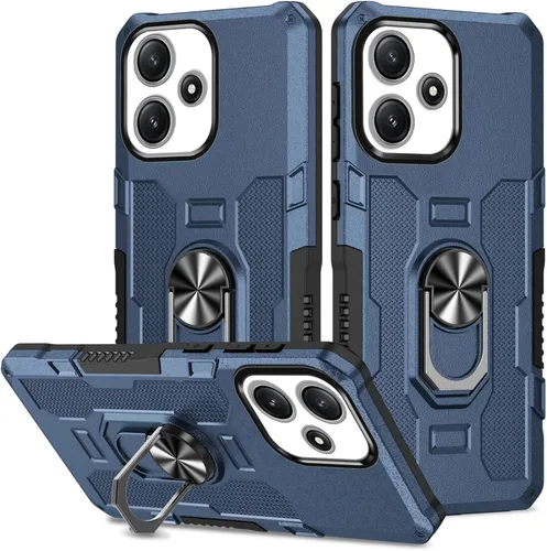 Miniatura 20 de Funda para Xiaomi Redmi Note 12 Pro 5G/Xiaomi Poco X5 Pro 5G Metal CD Patrón Anillo Titular Funda Teléfono Móvil Funda Protectora Anti-Caída Negro