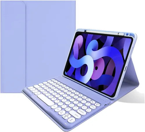 Miniatura 21 de kaitesi Funda de teclado para iPad A16 de 11ª generación de 11 pulgadas 2025, iPad de 10ª generación de 10.9 pulgadas 2022, funda de teclado