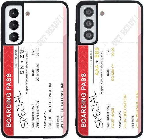 Miniatura 467 de Funda de teléfono personalizada para Samsung Galaxy S22+ / S22 Plus 5G, funda de TPU suave de vidrio templado antiarañazos personalizada con foto