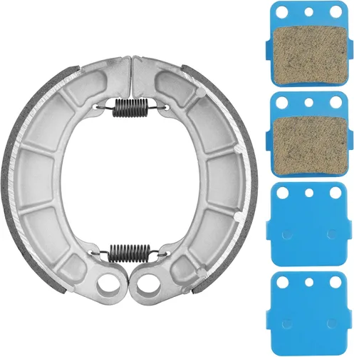 Youxmoto Zapatas y pastillas de freno delanteras traseras aptas para Honda FourTrax Foreman 500 2014-2022; para frenos Rancher 420 2007-2021, TRX420
