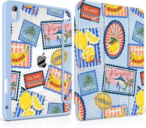 Miniatura 46 de MEEgoodo Funda para iPad Air de 11 pulgadas M3 2025 / M2 2024, para iPad Air de 5ª y 4ª generación de 10.9 pulgadas 2022/2020, funda para tableta