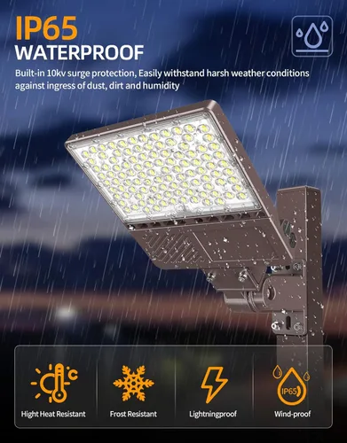 Miniatura 8 de Luz LED de estacionamiento de 150 W, 120 W, 90 W, ajustable, con certificación UL, 5700 K, 5000 K, 4500 K, sintonizable, 22500 lm luz comercial